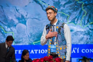 A delegate from Uzbekistan