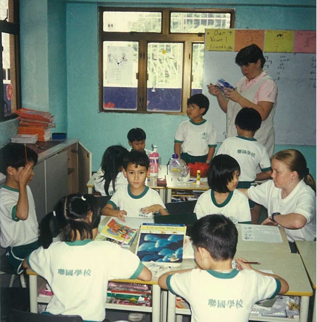 In its early years, School of the Nations operated out of different apartment buildings in Macau.